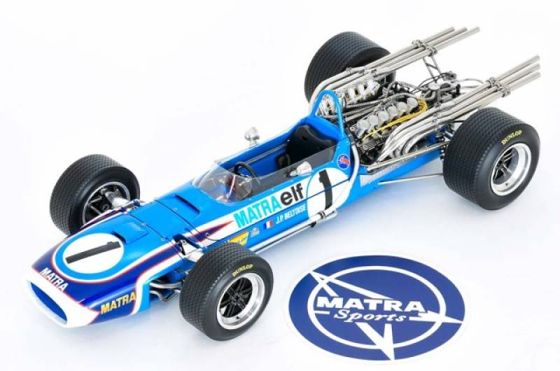 Maquette 1/12 MATRA MS11 GP France 1968 #6 – Kit model factory hiro K845