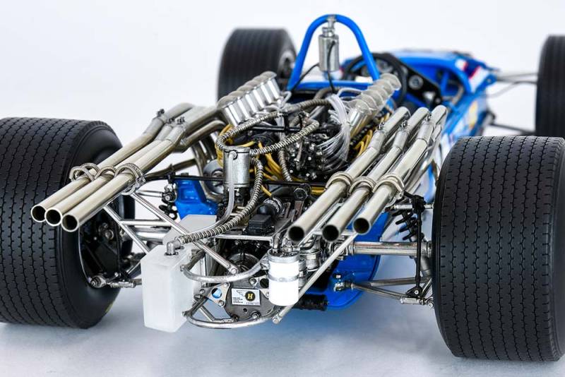 Maquette 1/12 MATRA MS11 GP France 1968 #6 – Kit model factory hiro K845 avec pièces détaillées multi-matériaux