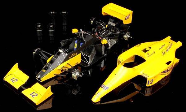  maquette 1/12 LOTUS 99t d’Ayrton Senna vainqueur GP Monaco