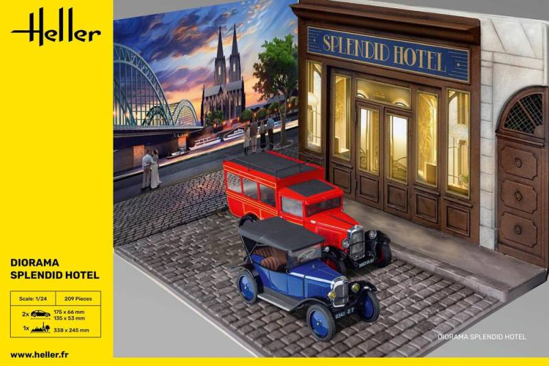1/24 diorama Spendid Hotel heller