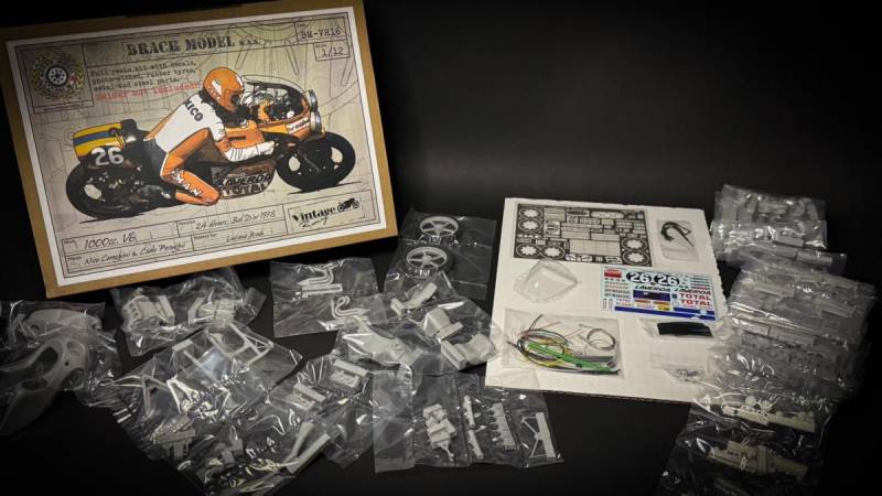 Acheter la maquette 1/12 Laverda 1000cc V6 1978 Brach Model avec pièces métal, résine et photodécoupe
