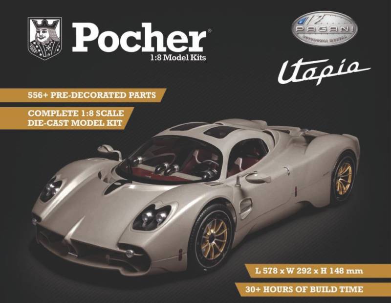 pagani utopia a construire 1/8 pocher