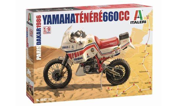 Acheter la maquette 1/9 Yamaha Ténéré 660cc Italeri à assembler – moto de rallye légendaire à l’échelle 1/9