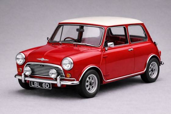 Maquette 1/24 Austin Mini Cooper 1275 MKI montée