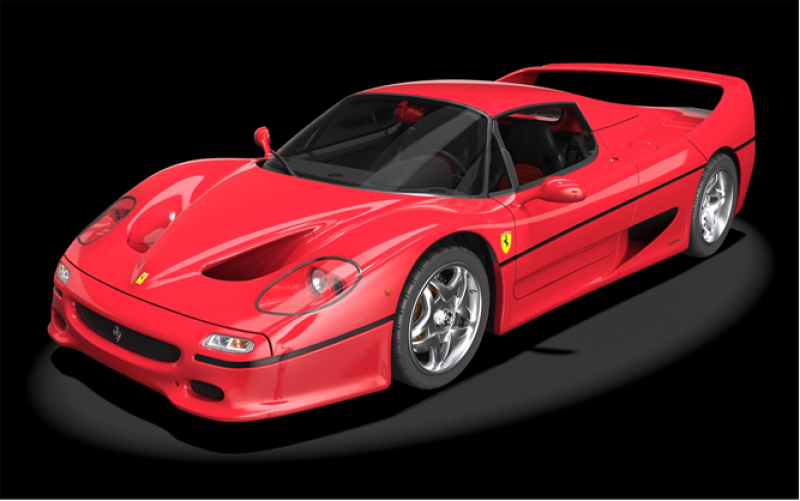 Kit Pocher 1/8 Ferrari F50 Rosso corsa maquette en kit 