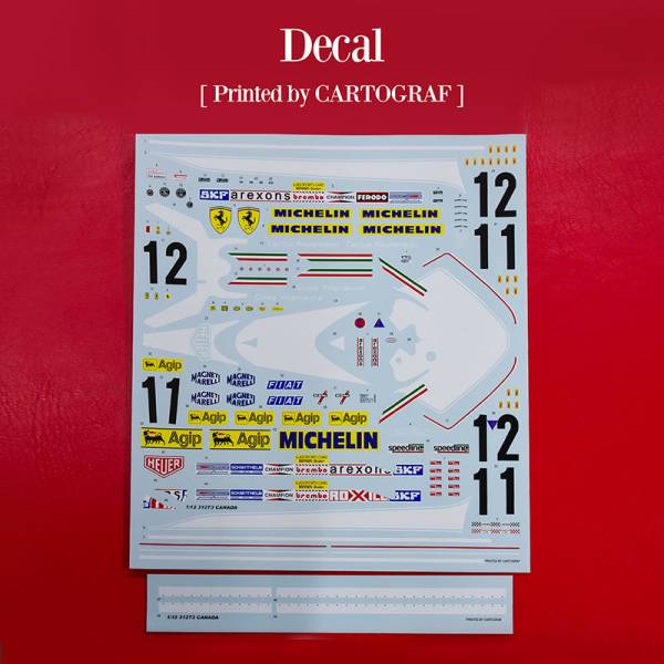 Maquette en kit Ferrari 312 T3 GP Canada 1978 #12 G. Villeneuve Model Factory Hiro K862