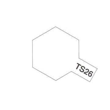 Spray Tamiya TS26 Blanc Brillant 100 ml – Peinture en bombe Tamiya pour maquettes et carrosseries voitures