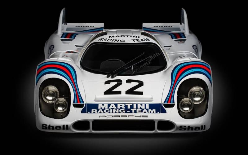 Acheter la maquette 1/8 Porsche 917K Martini Pocher en précommande avec carrosserie métal et détails réalistes