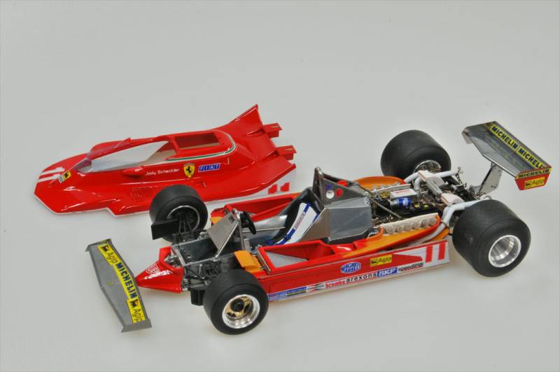Maquette en kit FERRARI 312 T4 GP Belgique 1979 à l’échelle 1/20 mfh ik001