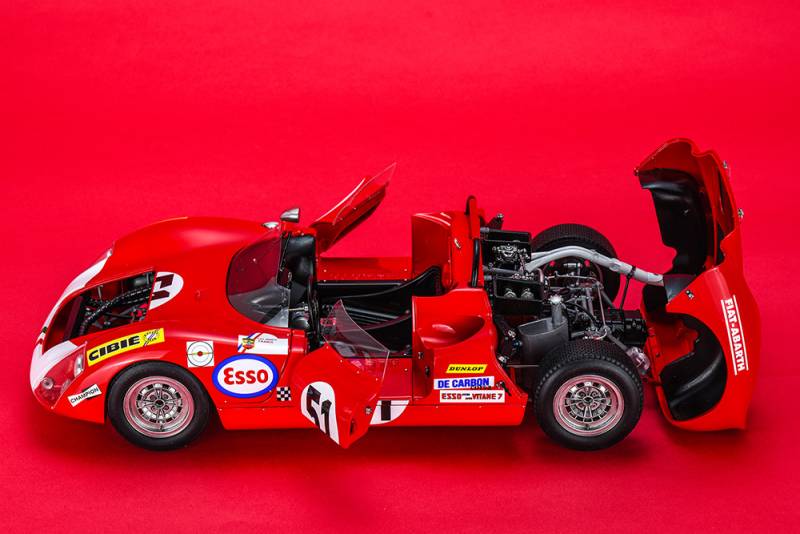 1/12 maquette en kit - ABARTH 1000 SP LM 1969 - model factory hiro K837
