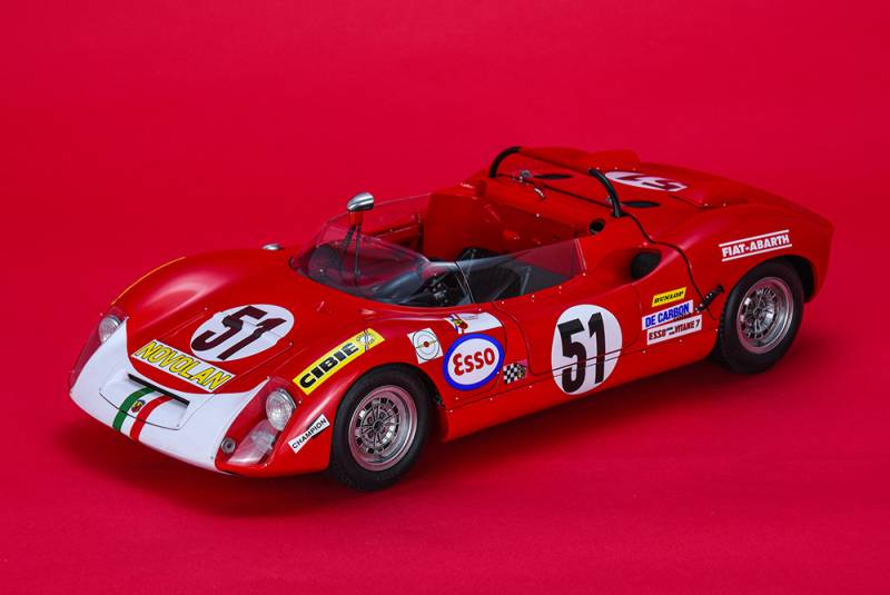 1/12 maquette en kit - ABARTH 1000 SP LM 1969 - model factory hiro K837