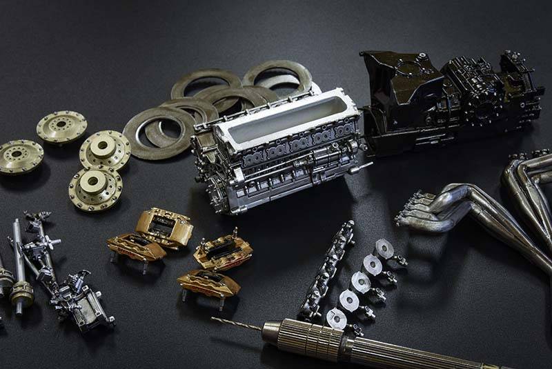 1/12 maquette en kit - PEUGEOT 905 EVO1 BIS LE MANS 1992 - model factory hiro K847