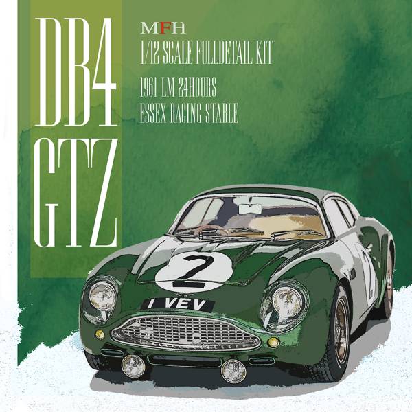 1/12 Aston Martin DB4 GTZ le mans 1961 kit MFH K854