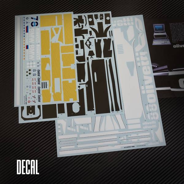 Maquette 1/12 Brabham BT55 – GP Monaco 1986 , Kit Model factory hiro MFH K855