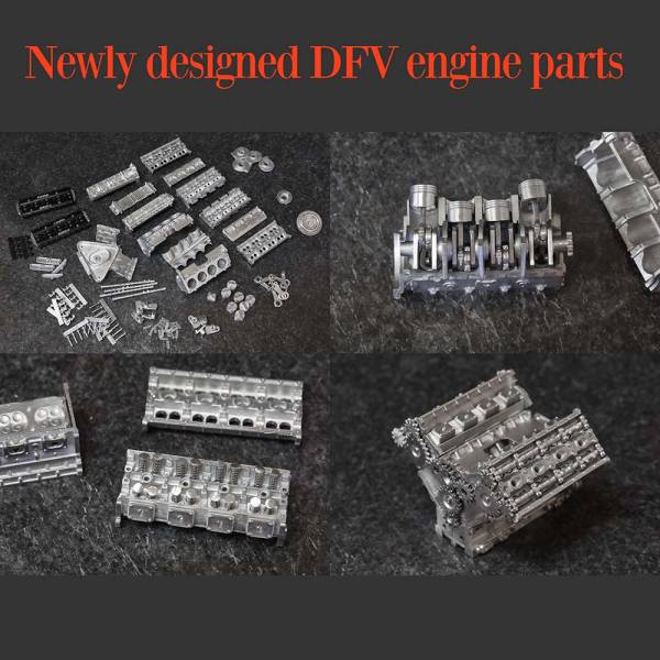 Maquette 1/12 McLaren M23 GP Japon 1976 James Hunt Model Factory Hiro K859 moteur