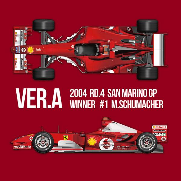 1/12 maquette en kit - Ferrari F2004 GP san marino  - model factory hiro K867 version A