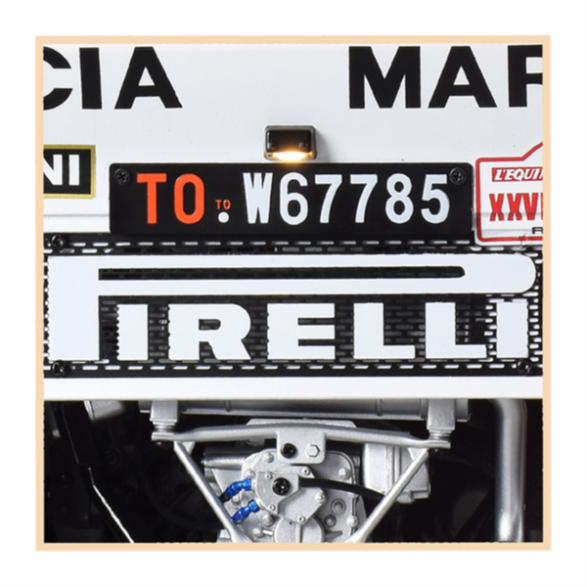 Commandez votre kit Lancia 37 rallye tour de corse 1/8 Ixo, maquette à monter avec détail moteur et eclairage