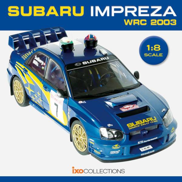 1/8 maquette à construire SUBARU IMPREZA WRC 2003 -IXO